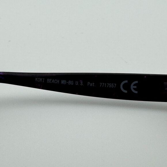 Maui‎ Jim KOKI BEACH MJ433-28T 56-16-130 Purple/Black Sunglasses Frame H12898 main image 7